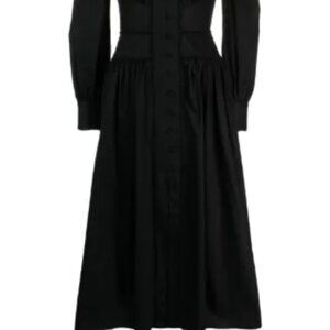 Marchesa Rosa  Tansy V-neck midi dress